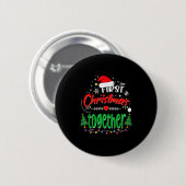 Onze eerste kerst samen 2021 1e kerst ronde button 5,7 cm (Voorkant /achterkant)