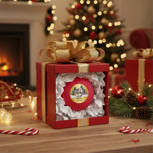 Onze eerste kerst samen aangepaste naam pingpongbal