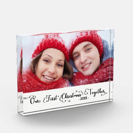 Onze eerste kerst samen - fotoblok (Links)