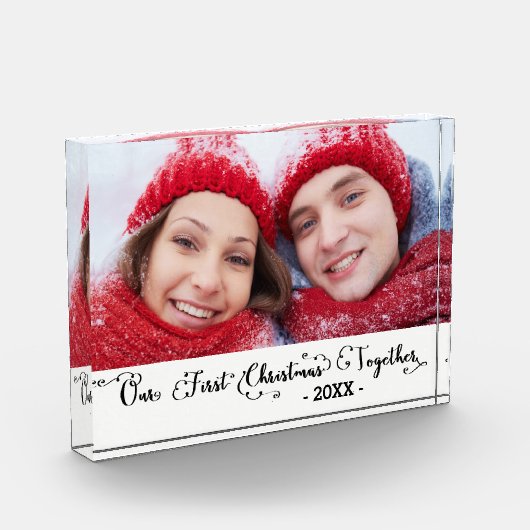 Onze eerste kerst samen - fotoblok (Links)