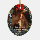 Onze eerste kerst samen gepersonaliseerd Ornament (Rechts)