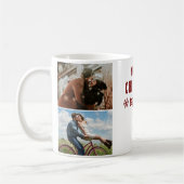 Onze eerste kerst samen Hart 2 foto's Koffiemok (Links)