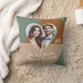 Onze Eerste Kerst Samen in Huis Met Eigen Foto  Kussen (Deken)