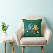 Onze eerste kerst samen Knuffelende Liefjes Kussen (Stoel)
