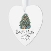Onze eerste kerst samen koppels Git Keepsake Ornament (voorkant)