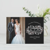 Onze eerste kerst samen lesbische groet feestdagenkaart (Staand voorkant)