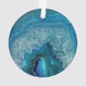 Onze eerste kerst samen met Agate Geode Unide Ornament (achterkant)