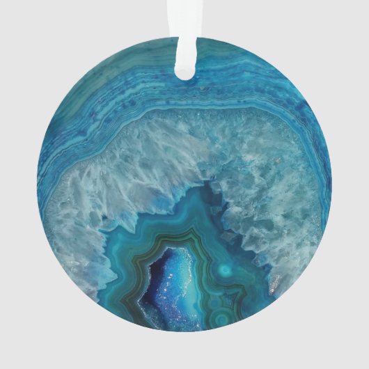 Onze eerste kerst samen met Agate Geode Unide Ornament (achterkant)