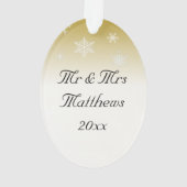 Onze eerste kerst samen ornament (achterkant)