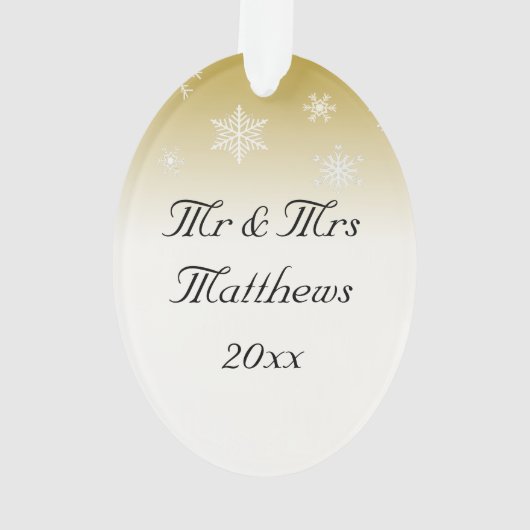 Onze eerste kerst samen ornament (achterkant)