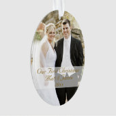 Onze eerste kerst samen ornament (voorkant)