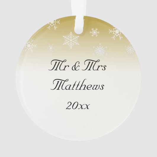 Onze eerste kerst samen ornament (achterkant)