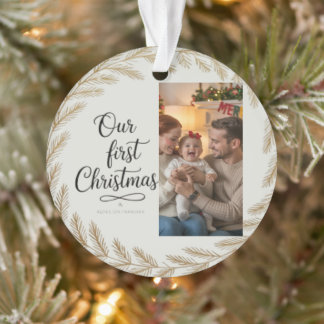 Onze Eerste Kerst Samen – Persoonlijk Ornament