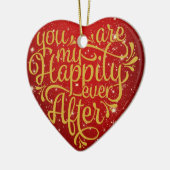 Onze eerste kerst sentimentele versiering keramisch ornament (Links)