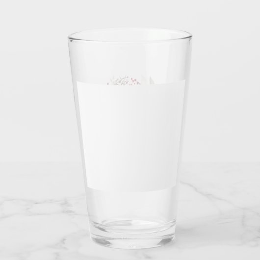 Onze eerste kerst verloofde krans glas (Achterkant)