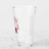 Onze eerste kerst verloofde krans glas (Links)