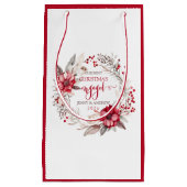 Onze eerste kerst verloofde krans klein cadeauzakje