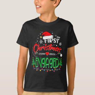 Onze eerste kerst Verloving 2021 1e kerst T-shirt