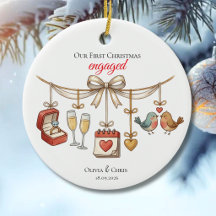 Onze Eerste Kerst Verloving Mooie Ring Datum Vogel