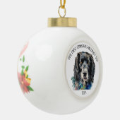 Onze eerste kerst zonder jou gepersonaliseerd keramische bal ornament (Links)