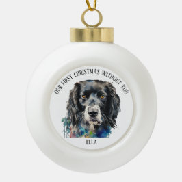 Onze eerste kerst zonder jou persoonlijk keramische bal ornament