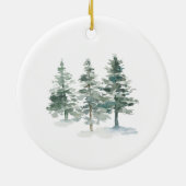 Onze eerste kerstavond in combinatie met een boomg keramisch ornament (Achterkant)