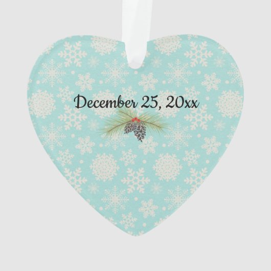 Onze eerste kerstbezit ornament (achterkant)