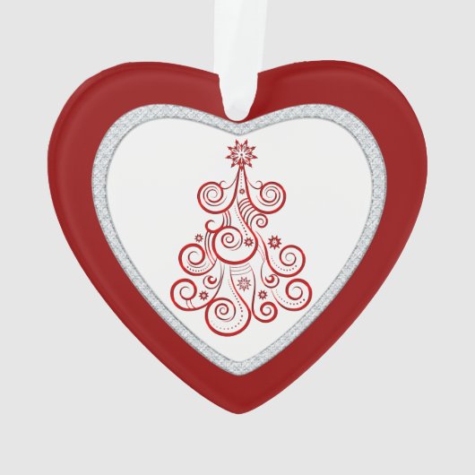 Onze eerste kerstboom met rode wervelwind ornament (achterkant)