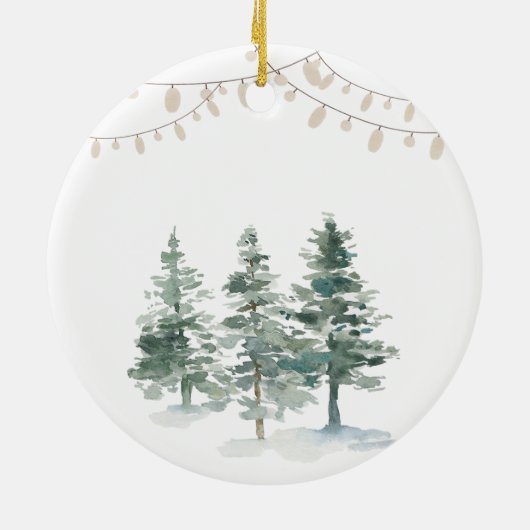 Onze eerste kerstboomversiering keramisch ornament (Achterkant)