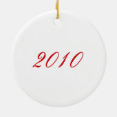 Onze eerste kerstboomversieringen keramisch ornament (Achterkant)