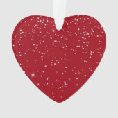 Onze eerste kerstbruiloft foto-hart ornament (achterkant)