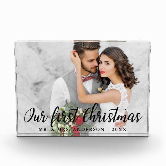 Onze eerste Kerstbruiloft Fotoblokken (Voorkant)