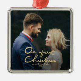 Onze eerste kerstcadeau voor Gold Folifest Metalen Ornament