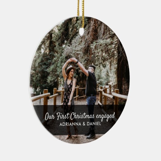 Onze eerste kerstcadeaufoto voor het script: keramisch ornament (Rechts)