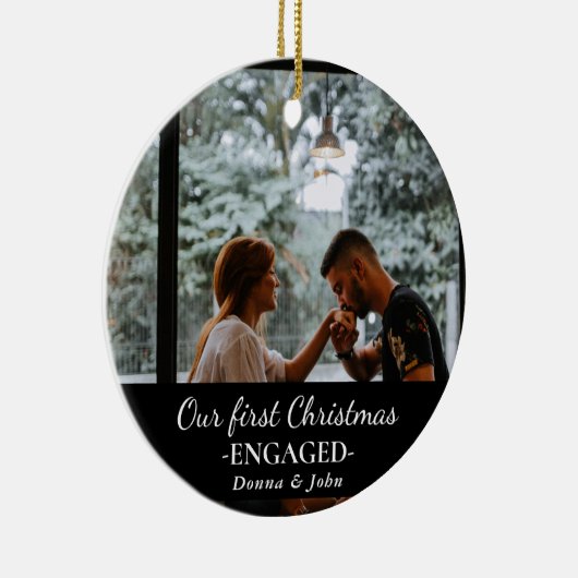 Onze eerste kerstcadeaufoto voor het script: keramisch ornament (Rechts)