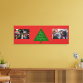 Onze eerste kerstcadeauprinter canvas afdruk (Insitu (Woonkamer))