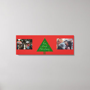 Onze eerste kerstcadeauprinter canvas afdruk