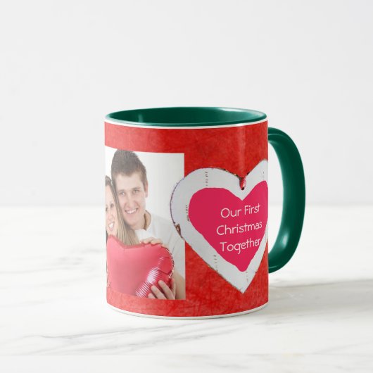 Onze eerste kerstcadeautjes in combinatie met koff mok (Voorkant rechts)