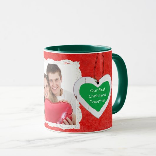 Onze eerste kerstcadeautjes in combinatie met koff mok (Voorkant rechts)