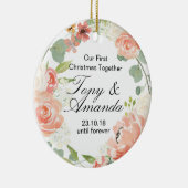 Onze eerste kerstfeestelijke organisatie keramisch ornament (Rechts)