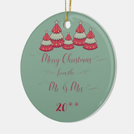 Onze eerste kerstfeestelijke organisatie voor kers keramisch ornament (Links)