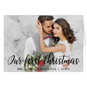 Onze eerste kerstfeestfoto