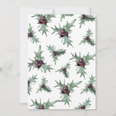 Onze eerste kerstfoto Holly Pas getrouwd Kerstmis Feestdagenkaart (Achterkant)