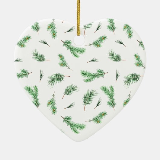 Onze eerste kerstfoto keramisch ornament (Achterkant)