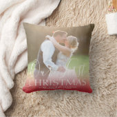 Onze eerste kerstfoto, Mr en Mrs Holiday. Kussen (Deken)