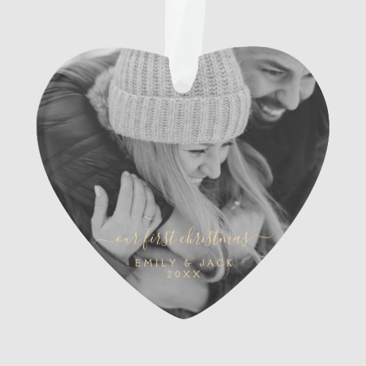 Onze eerste kerstfoto ornament (achterkant)