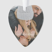 Onze eerste kerstfoto ornament (voorkant)