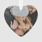 Onze eerste kerstfoto ornament (voorkant)