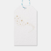 Onze eerste kerstfoto-vakantie cadeaulabel (Achterkant)