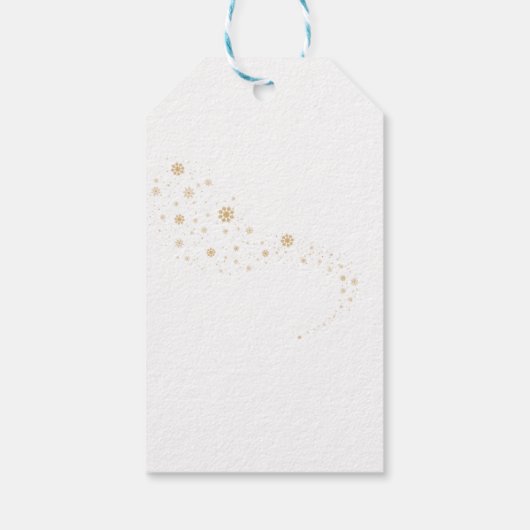 Onze eerste kerstfoto-vakantie cadeaulabel (Achterkant)